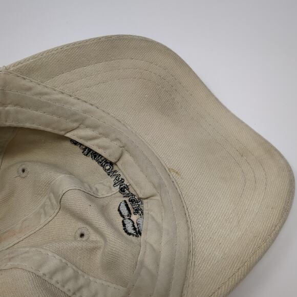 Adknowledge Slideback Baseball Cap Beige OS Adjustable Embroidered Velocity - Picture 8 of 9